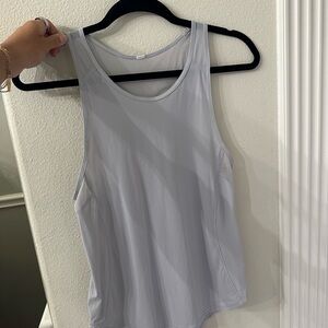 Lululemon Athletica Gray Tank Top with Moisture-Wicking Fabric